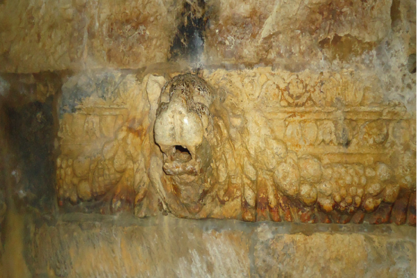 fontaine tete de lion